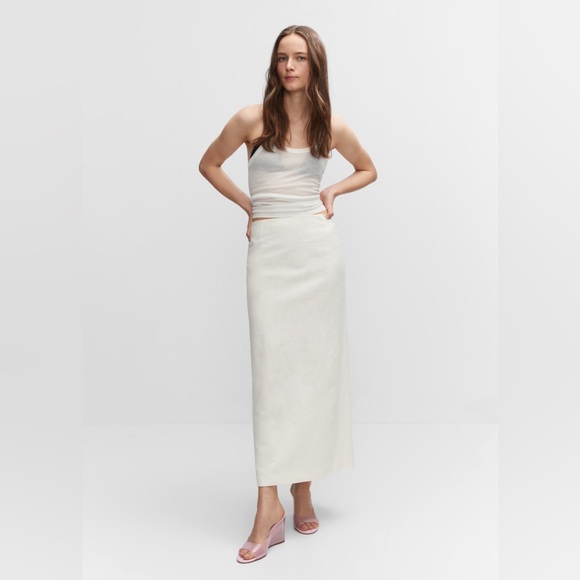 NWT- Mango Slit Long Skirt - Picture 4 of 10